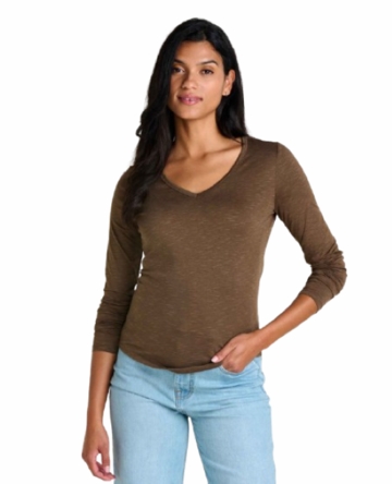 Toad&Co Womens Marley Long Sleeve Tee Earth
