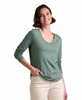 Toad&Co Womens Marley LS V Tee Laurel