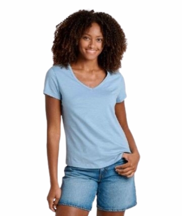 Toad&Co Womens Marley Short Sleeve Tee Weathered Blue (Spring 2026)