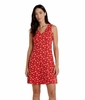 Toad&Co Womens Rosemarie Tank Dress Crabapple Print