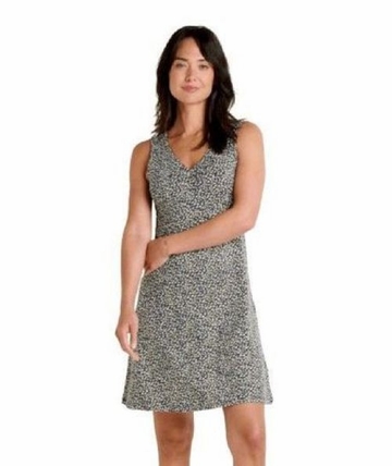 Toad&Co Womens Rosemarie Tank Dress Midnight Print