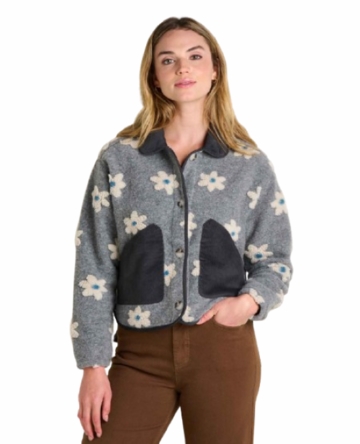 Toad&Co Womens Sespe Jacket Heather Grey Pattern