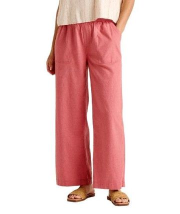 Toad&Co Womens Taj Hemp Wide Leg Pant Dusty Cedar