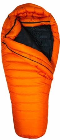 Western Mountaineering Bison Stormshield 6'6" Left Zip Persimmon/Black