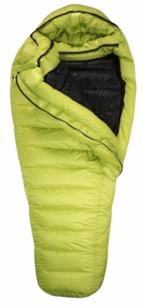 Western Mountaineering Puma StormShield 6'0" Left Zip Lime Black