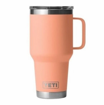 Yeti Rambler 30 oz Travel Mug Lowcountry Peach
