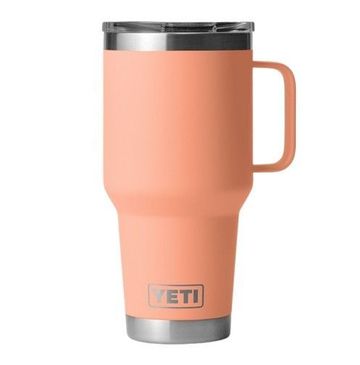 Yeti Rambler 30 oz Travel Mug Lowcountry Peach