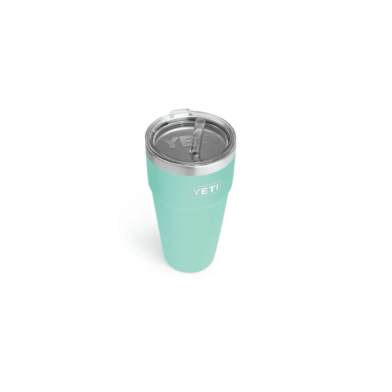 Yeti Rambler 26oz Straw Cup Seafoam