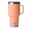 Yeti Rambler 30 oz Travel Mug Lowcountry Peach