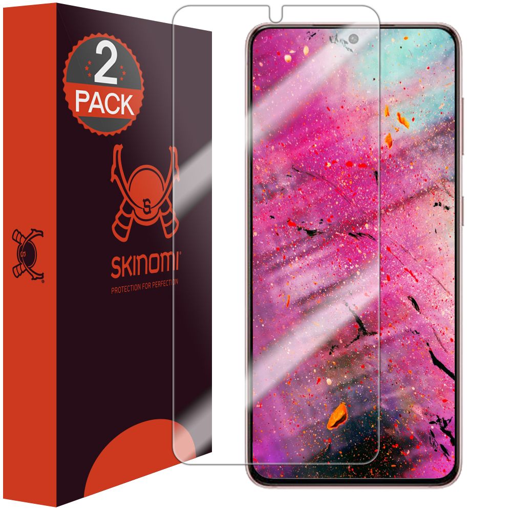 (2Pack) Samsung Galaxy S21 TechSkin [Edge to Edge] Screen Protector [6
