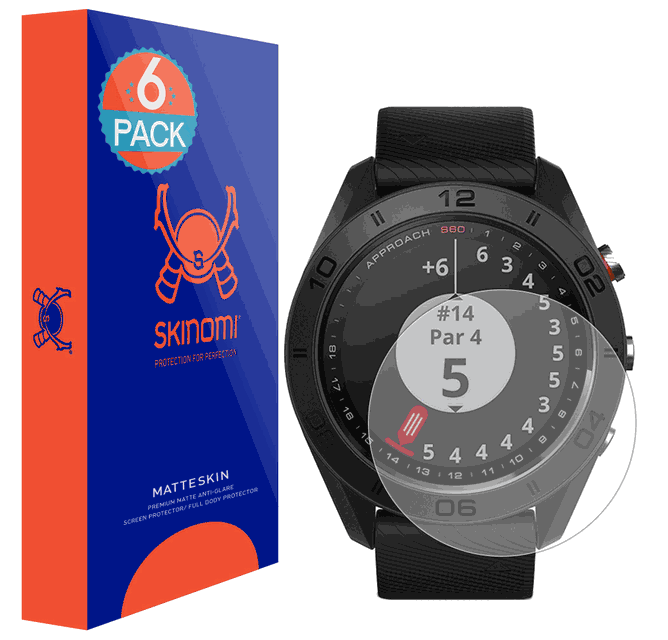 6-Pack] Garmin Approach S60 MatteSkin Anti-Glare Screen Protector