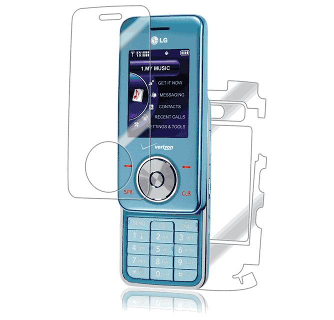 Skinomi TechSkin - LG Chocolate VX8550 Skin Protector