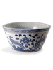 16″ Chinese porcelain Foot-stomped Blue and White Bird Flower Planter
