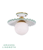 Chelsea House Fancy Ruffle Flushmount C10448 Amanda Lindroth Chelsea House Fancy Ruffle Flushmount C10448 Amanda Lindroth
