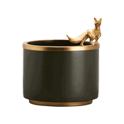 Chelsea House Foxtrot Cachepot-Boxwood C11031