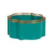 Chelsea House Jenna Cachepot-Teal C11061