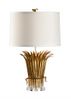 CHELSEA HOUSE LEAF LAMP 68759 leaf fronds gold CHELSEA HOUSE LEAF LAMP 68759 leaf fronds gold