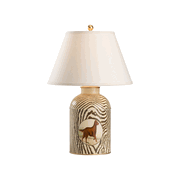 Chelsea House Retriever Tea Caddy Lamp C11224