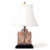 CHINESE ORIENTAL IMARI PORCELAIN TEA CADDY LAMP