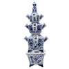 CHINESE PORCELAIN BLUE AND WHITE SECTIONAL TULIPIERE CHINESE PORCELAIN BLUE AND WHITE SECTIONAL TULIPIERE