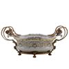 FREDERICK PORCELAIN PLANTER CENTERPIECE IN BRONZE ORMOLU FREDERICK PORCELAIN PLANTER CENTERPIECE IN BRONZE ORMOLU