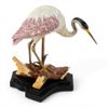 porcelain and bronze ormolu crane figure sculpture porcelain and bronze ormolu crane figure sculpture