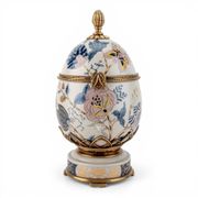 Porcelain and bronze ormolu SILK BLOSSOM trinket jewelry box