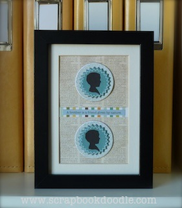 A Brother is a friend given by Nature. Altered Frame by Yvonne