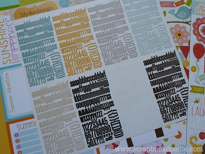 ABC Stickers 12"x12" Sheet