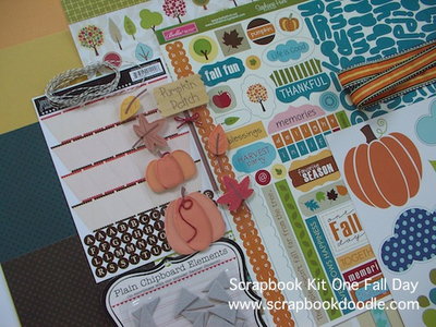 Alpha Stickers and Pumpkin Patch 3-D Stickers