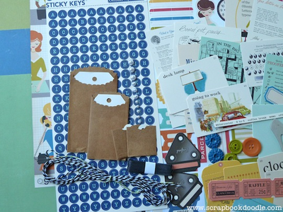 Alpha Stickers, Mini Bags with Tags, Mini Envelopes & Tags