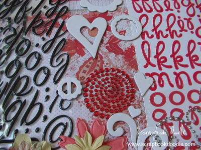 Alphabet Stickers, Chipboard Shapes