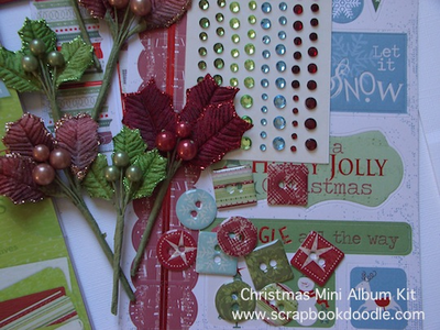 Antique Mistletoe, Rhinestones, Epoxy Buttons