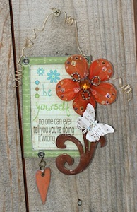 "Be Yourself" Wall Hanging by Libby