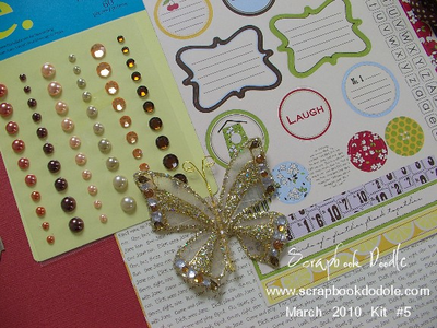 Bling, Butterfly, Stickers