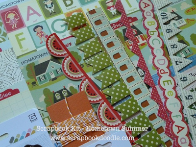 Border Stickers w/ Glitter (style/color vary)
