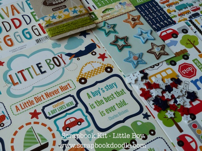 Buttons, Felt Stickers, Ribbon & Twine