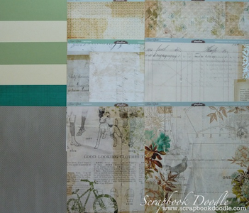 cardstock, double-sided patterned papers