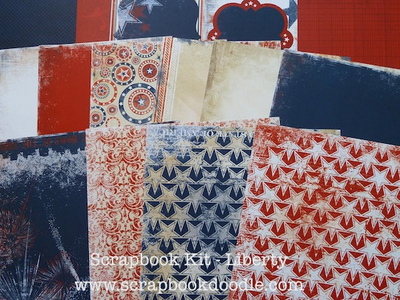 Cardstock & Patterned Papers, Cut Outs (reverse sides)