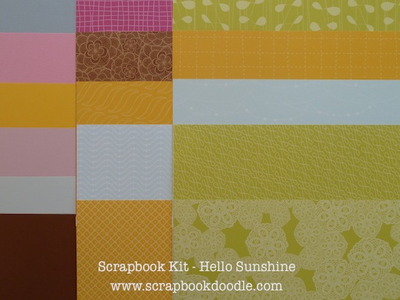 Cardstock & Patterned Papers (reverse sides)