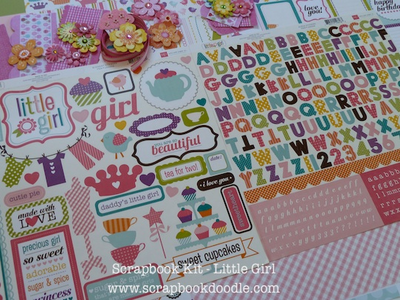 Cardstock Stickers Elements & Alphabets