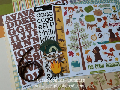Cardstock Stickers, Ribbon & 3-D Stickers