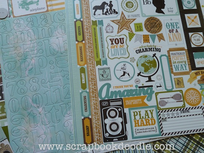 Chipboard Alpha Stickers & Cardstock Stickers
