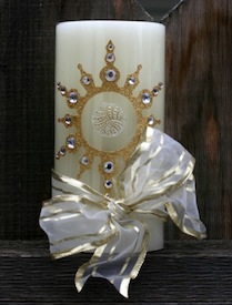 Christmas Candle by Libby 