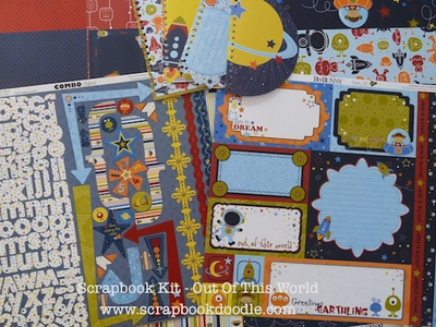Combo Stickers, Die Cut Journal Pages, Cut Outs