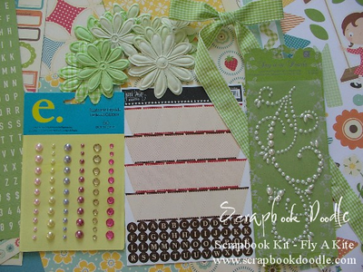 Crystals & Pearls, Flowers, Ribbon