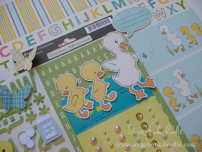 Die Cuts and Cardstock Alpha Stickers