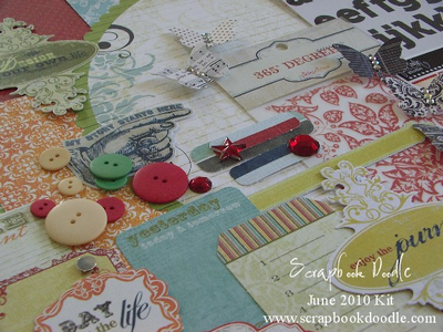 Die Cuts, Rub-ons, Buttons and Bling 