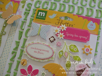 Dimensional Chipboard Stickers