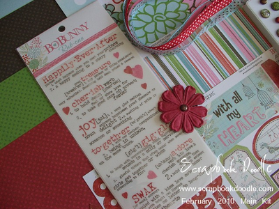 Double Dot Cardstocks, Rub-ons, Ribbons